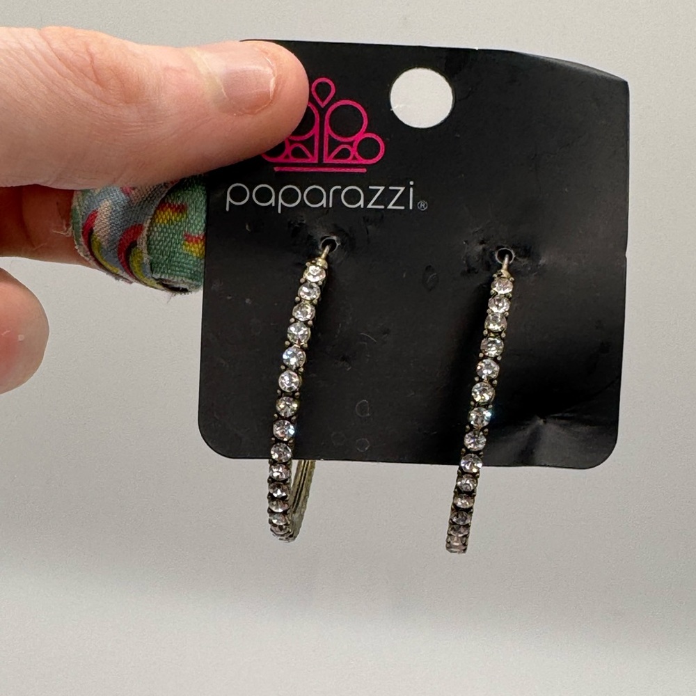 Paparazzi Crystal Hoop Earrings